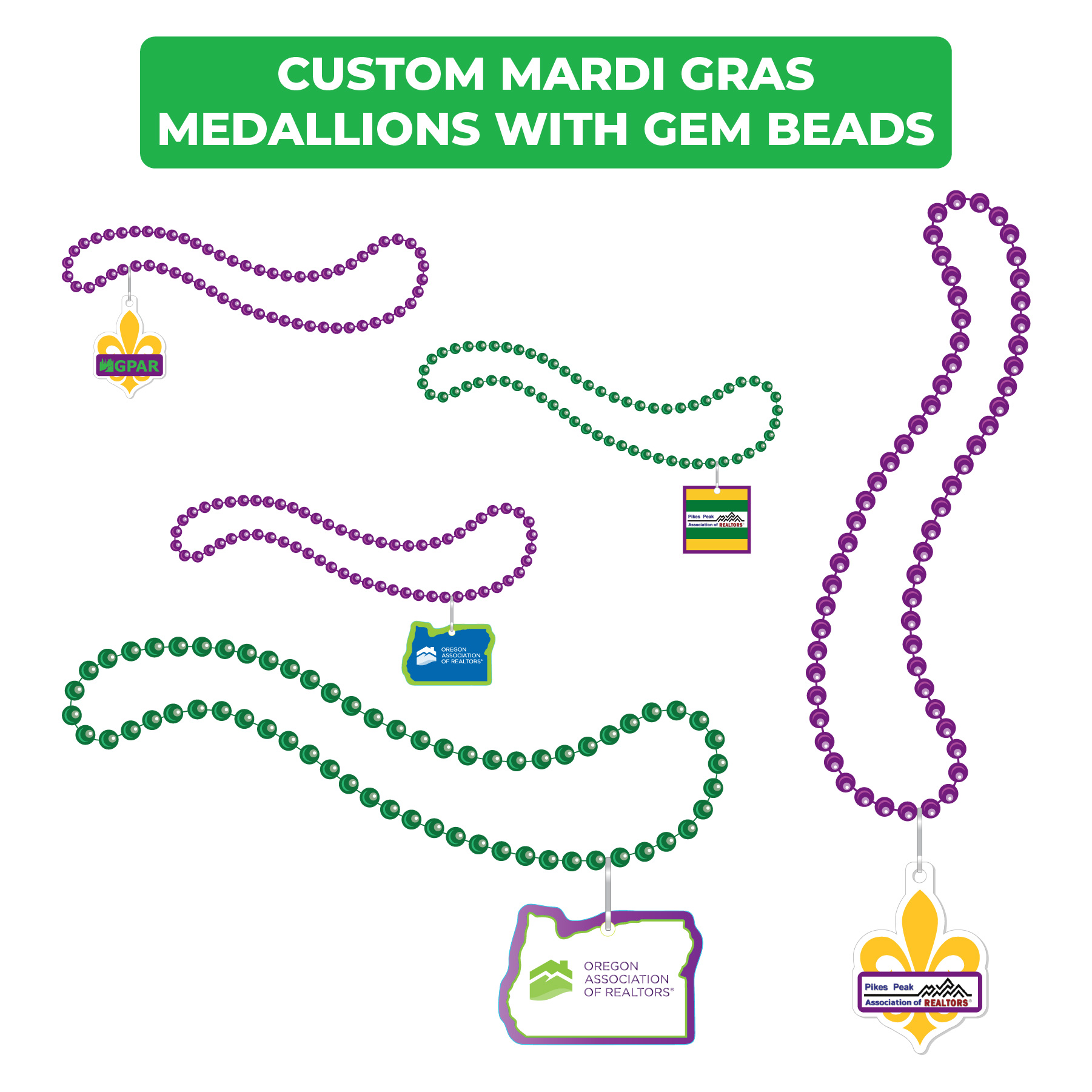 Custom Mardi Gras Medallion with Beads Pins,Memberships,Lapels,Customs,State,Shape,Magnetics,Sticks