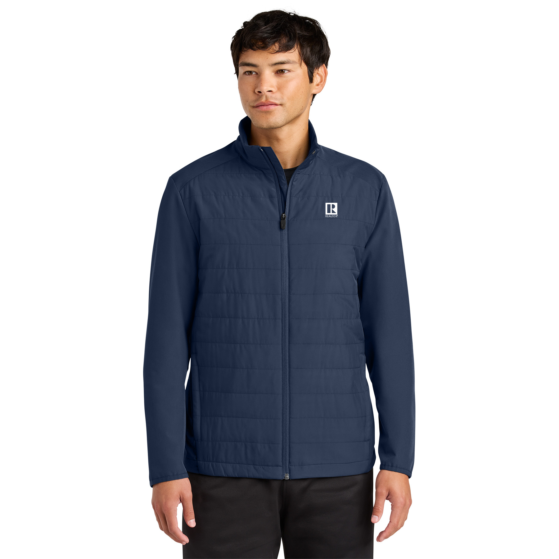 Sport-Tek® Teknical Hybrid Jacket welded,soft,shells,jackets,teknicals,hybrids,performances,technicals,puffies