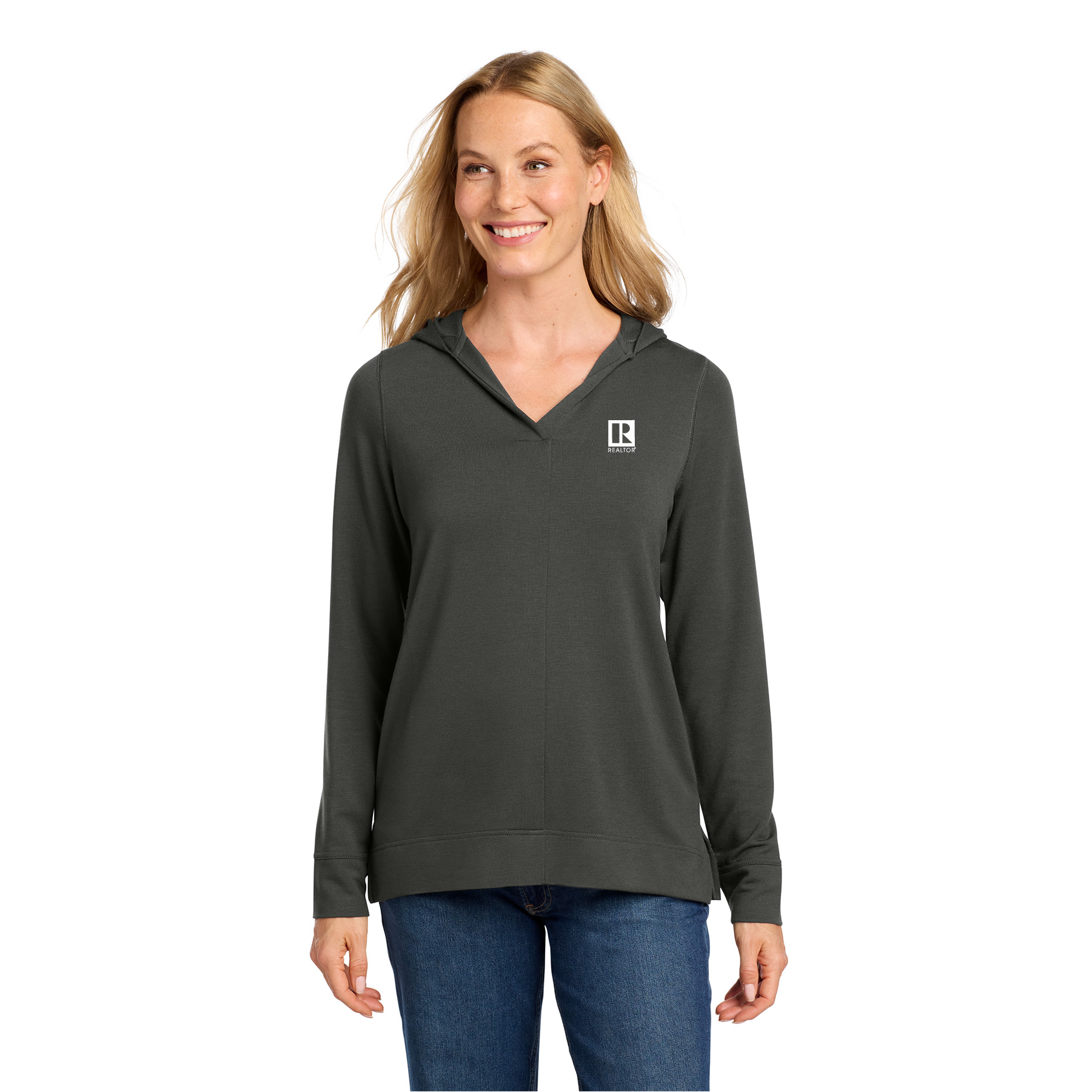 Ladies Microterry Pullover Hoodie hoodies,pullovers,jackets,ladies,hooded,sweatshirts,