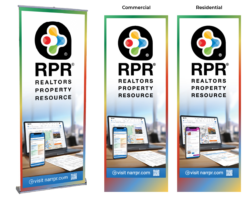Realtors Property Resource® Retractable Banner Banners,Kits,Retracts,Shades,Signs,Poles,Vinyl,rpr