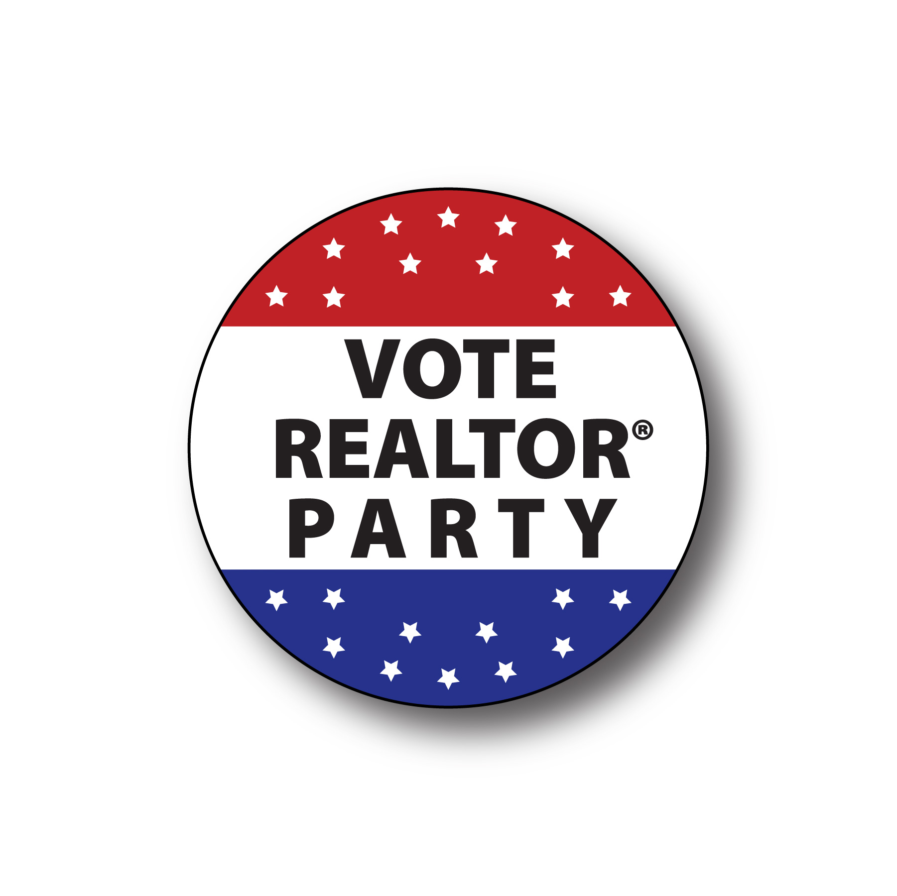 Vote REALTOR® Party Button Votes,REALTORS,Partys,Parties,Buttons,Pins,Campaigns,Badges